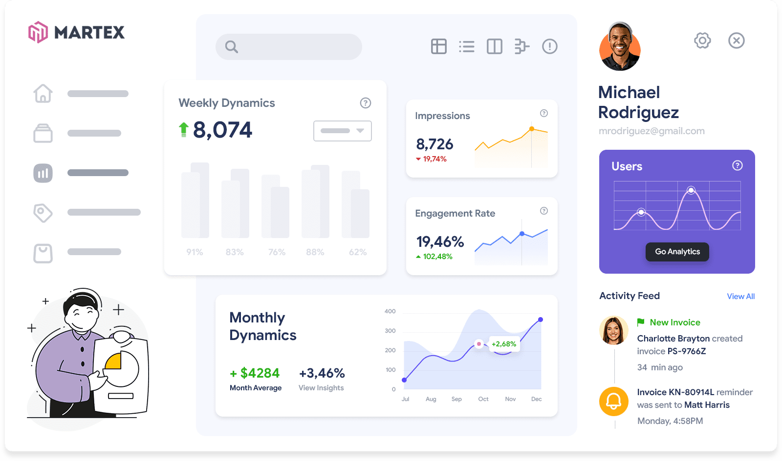 Zentrix Dashboard Preview